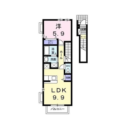 西新井駅 徒歩12分 2階の物件間取画像